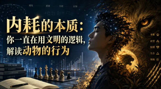 付费文章：内耗的本质：你一直在用文明的逻辑，解读动物的行为