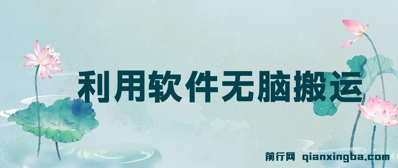 无脑搬运视频，全新平台独占玩法，多账号轻松扩张！
